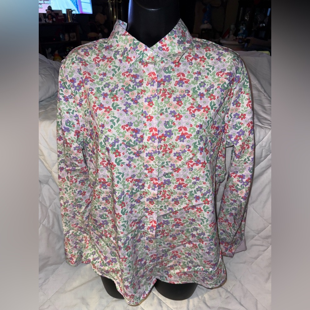 Chaps Blouse Dress Shirt